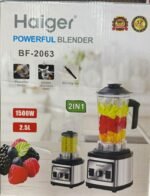 Haiger 2-in-1 Powerful Blender BF-2063 – 1500W, 2.5L